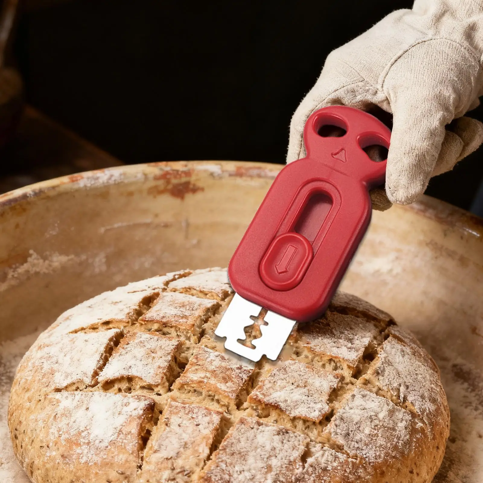 Bread Razor For Scoring Reusable Professional Ergonomic Dough Scorer Dough Scoring Bread Lame for Festival Home Party Kitchen