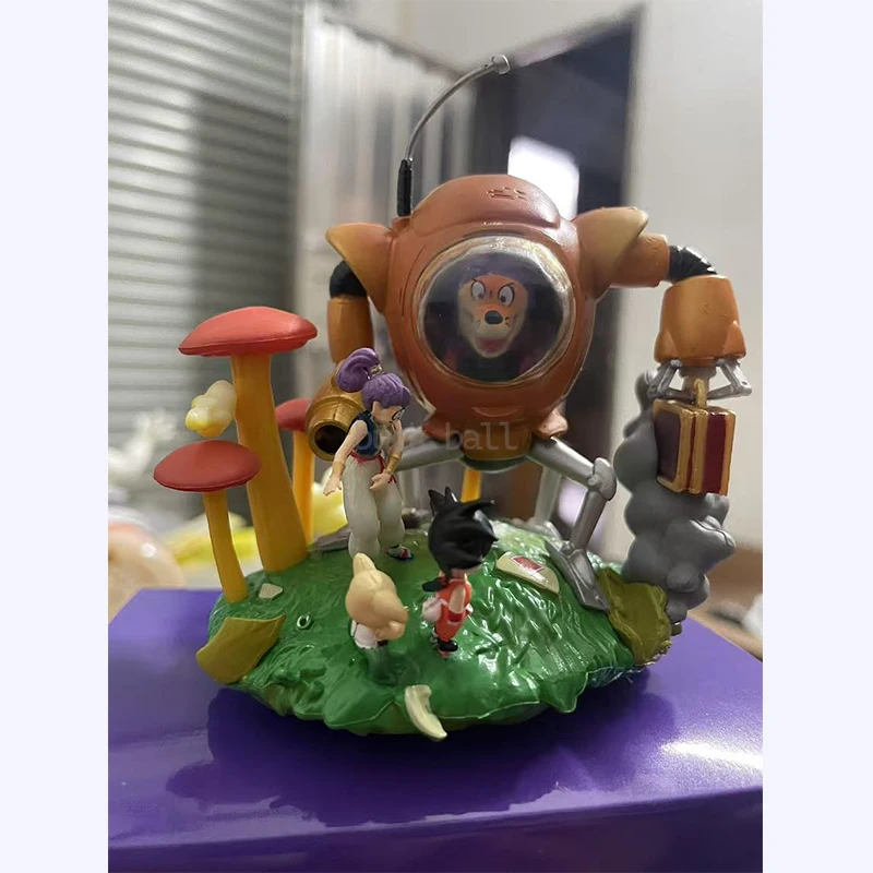 Dragon Ball Figure Shu Anime Figure Shu Robot Vs Son Goku Figurine Modello Statua Collezione di bambole Decorazione Giocattoli Regali di compleanno