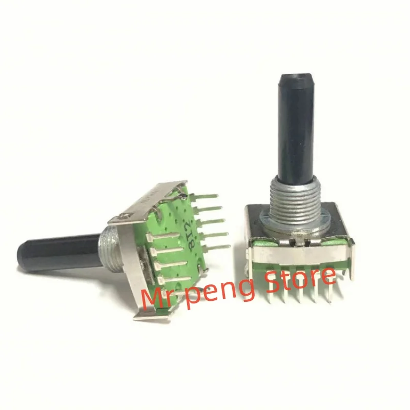 2pcs for ALHPA SR1712F Rotary band switch 2 knives 2 speed power amplifier signal switching selector switch