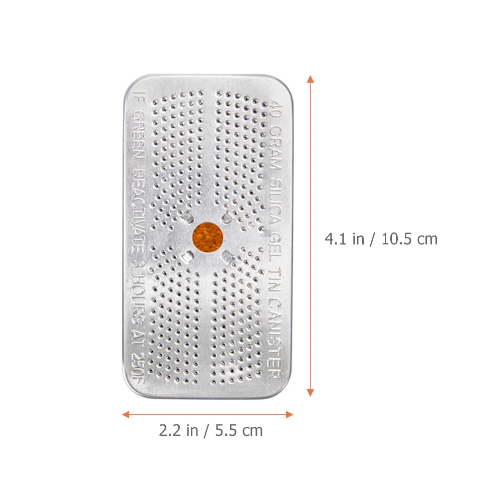 

5pcs Silica Gel Desiccant Packets 40g ange Reusable Indicating Beads for Safe Camera Electronics Wardrobe Shoe Cabinet