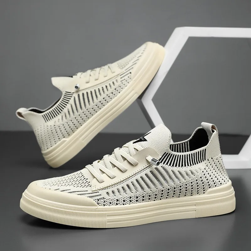 Men Mesh Loafer Breathable Casual Shoes Lightweight Running Shoes Non Slip Soft Sole Walking Sport Shoes Outdoor Comfort Trainer