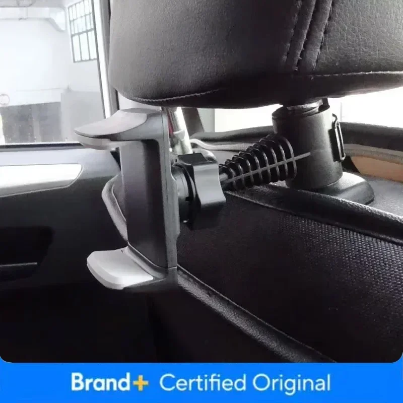 New Universal Car Back Seat Headrest Support Bracket Adjustable 360 Degree Rotating IPad Mobile Phone Black Bracket In Car