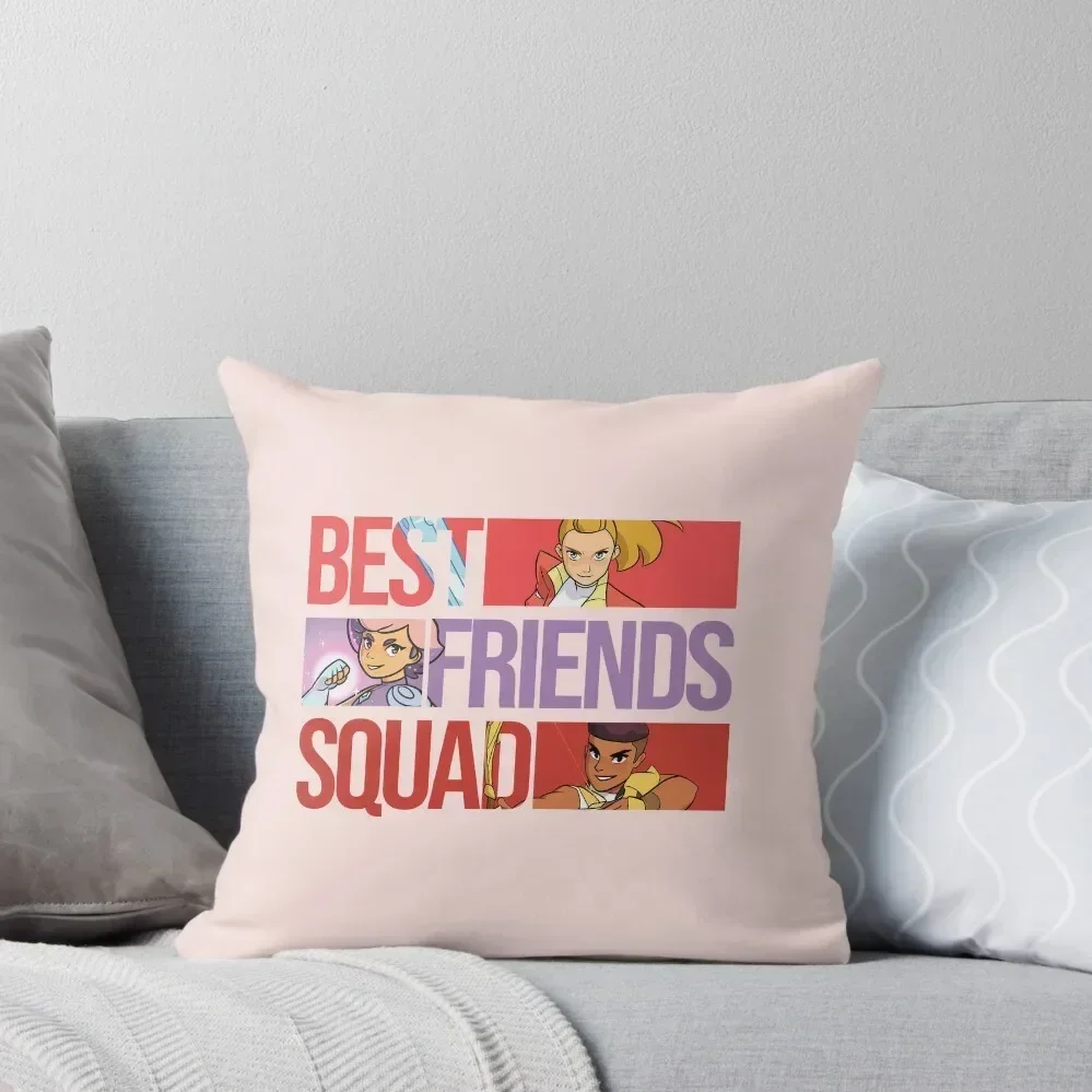 

Best Friends Squad Throw Pillow pillowcases for sofa cushions covers for pillows Christmas Pillow Covers pillow