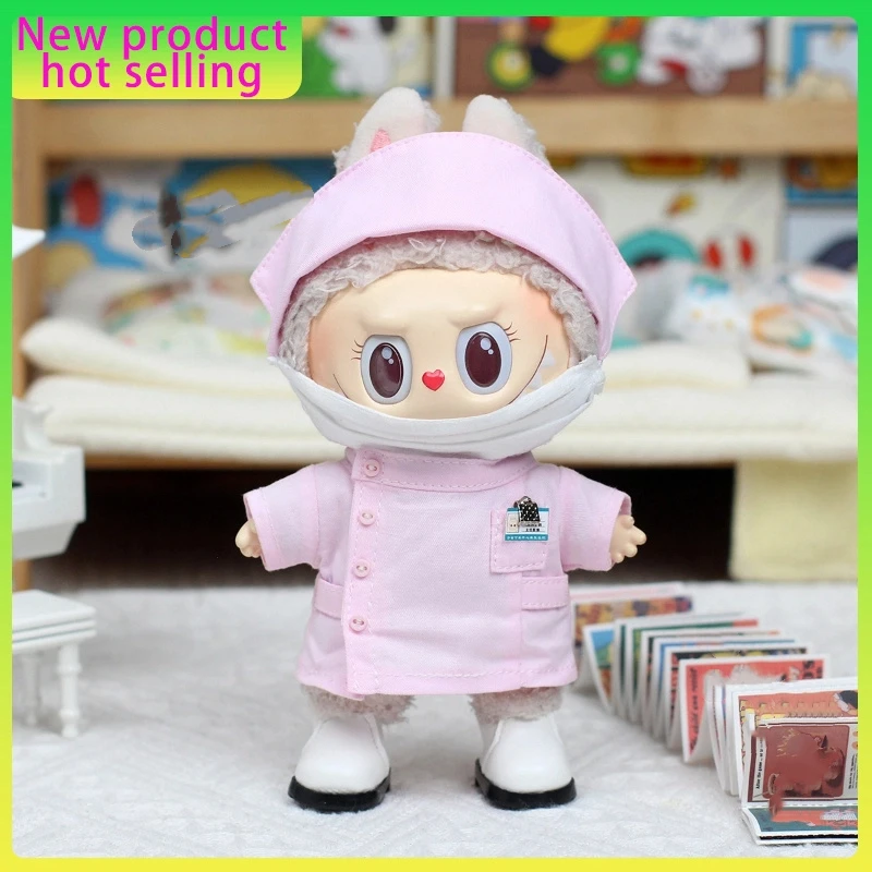 

Suitable for Labubu doll clothing 17cm hanging toy nurse uniform cloth Dolls Clothes medical clothing Dolls Accessories gifts
