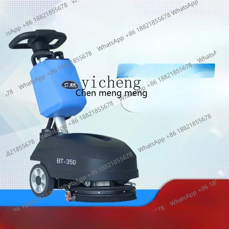 Hot sales ZK Commercial Hand-Propelled Floor-Washing Machine Drag and Suction Integrated Folding Electric Mopping Machine