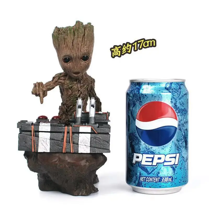 Guardiani della Galassia Groot 2025 Marvel Statua Modello Avengers Cute Baby Tree Man Pvc Anime Action Figure Giocattoli Collezione Regalo