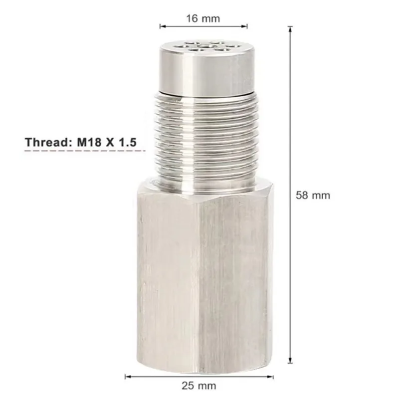 M18*1.5 Standard Thread Pipe Connector High Precision Sealed Plumbing Connection Fitting