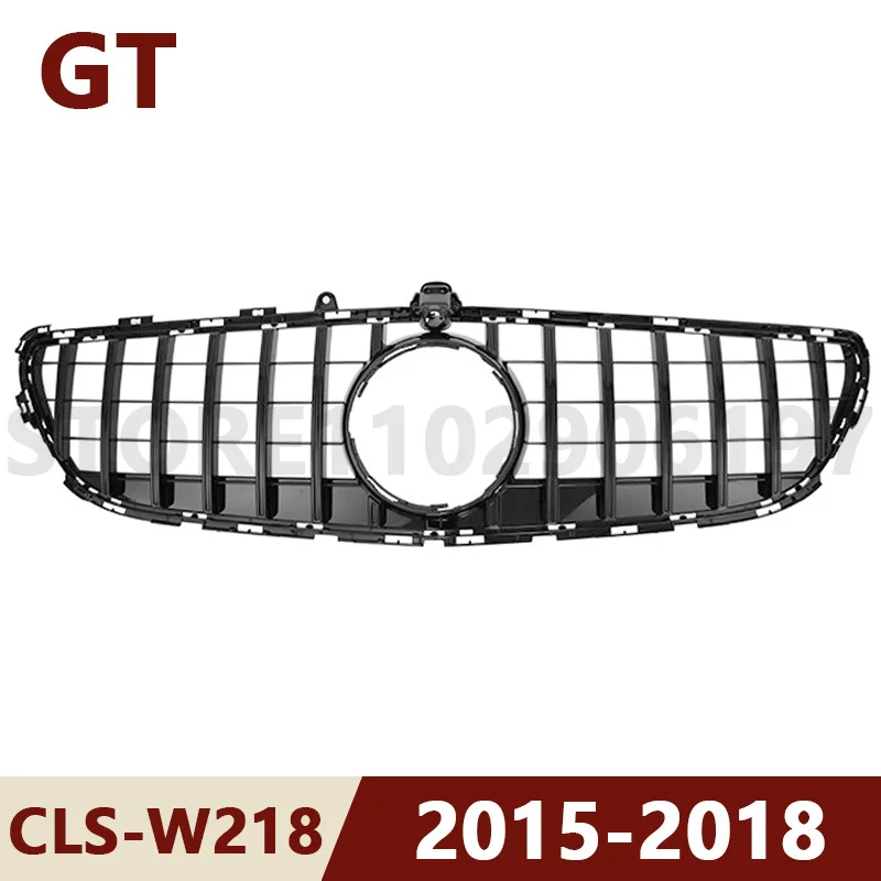 

for 2015-2018 W218 CLS-Class Mercedes Benz CLS260 CLS300 CLS320 CLS350 CLS400 GT Front Grill Grille Frame Upper Bumper Hood Mesh