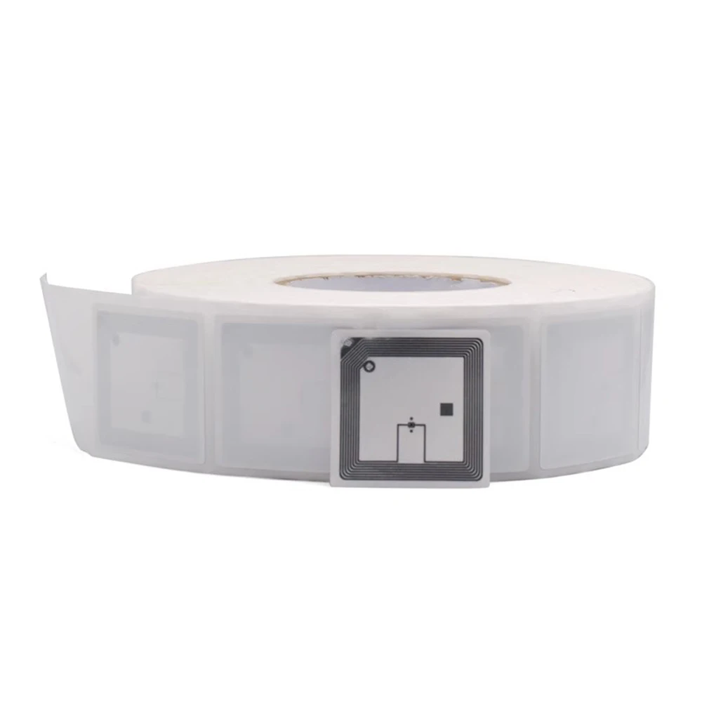 RFID HF 태그 I 코드 SLIX 칩 스마트 태그 도서 라벨 NFC 스티커 13.56MHz ISO15693 고주파 전자 태그 고품질 50PCS