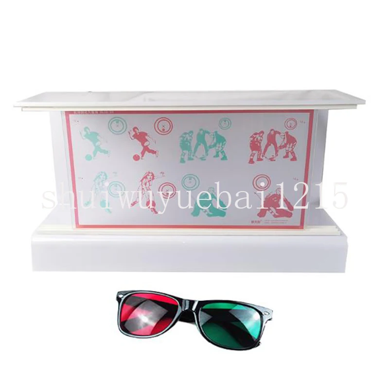 

Тренажер для коррекции зрения Red Green: Стереокарточки для тренировки, коррекция косоглазия, десупрессия, коррекция переменной амблиопии