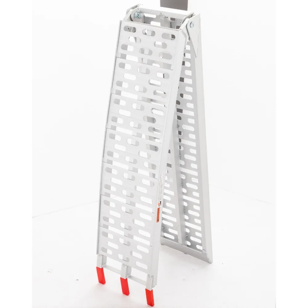 Rampe per camion in alluminio da 7 piedi Rampe ATV di carico pieghevoli con capacità di 750 libbre