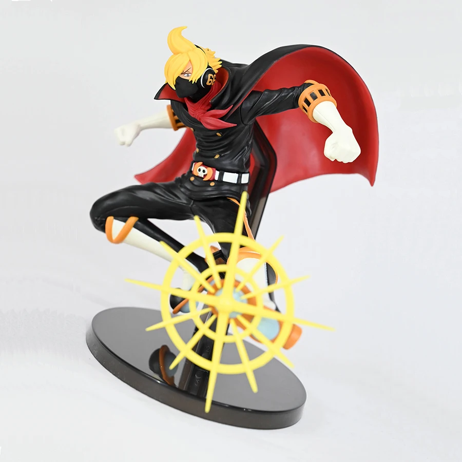 Banpresto One Piece Anime Figurines Battle Record Collection Vinsmoke Osoba-Mask Sanji PVC Action Figures Collectible Model Toys