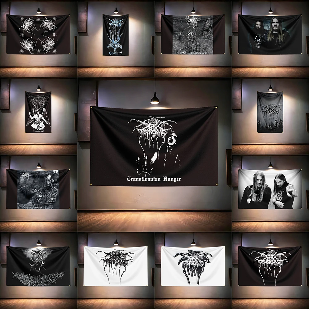 

Rock Music Flag 3x5ft for Darkthrone Fans Banner HD Print Brass Grommet Garage Bedroom Living Room Dorm Wall Decor Tapestry