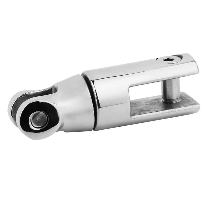 

FBBD High Mirror Polished Marine 316 Stainless Steel Double Anchor Swivel Connector for 10-12mm Boat Chain