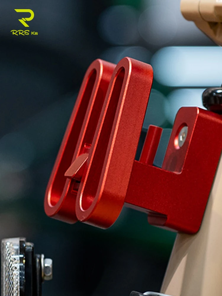 AliExpress rrskit RRSKIT Folding Bike Pig Nose Mount Aluminum Alloy Extendable Bike Front Adapter Modified Bike Front Bag Mount For Brompton Dahon