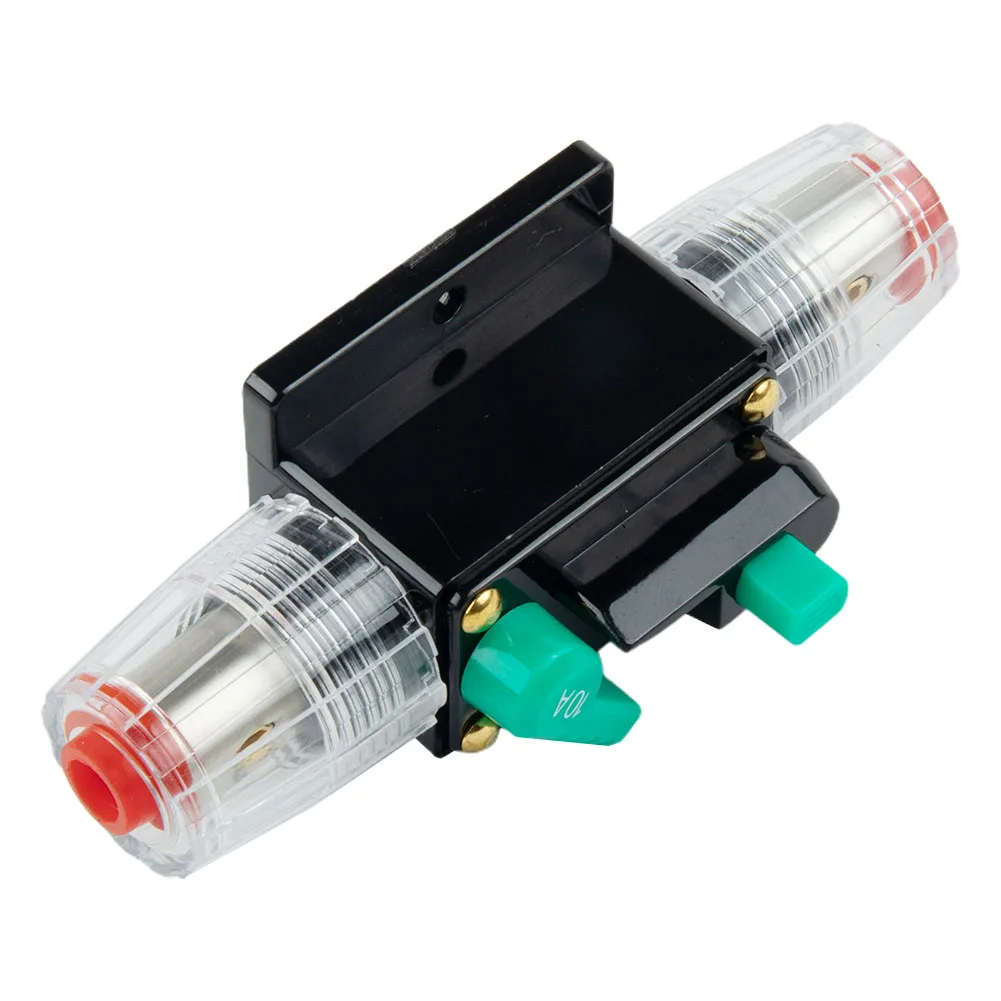Car and Boat 12V-48V DC Circuit Breaker Fuse Reset 10A-100A AMP Waterproof with Manual Reset and Panel Mount Design