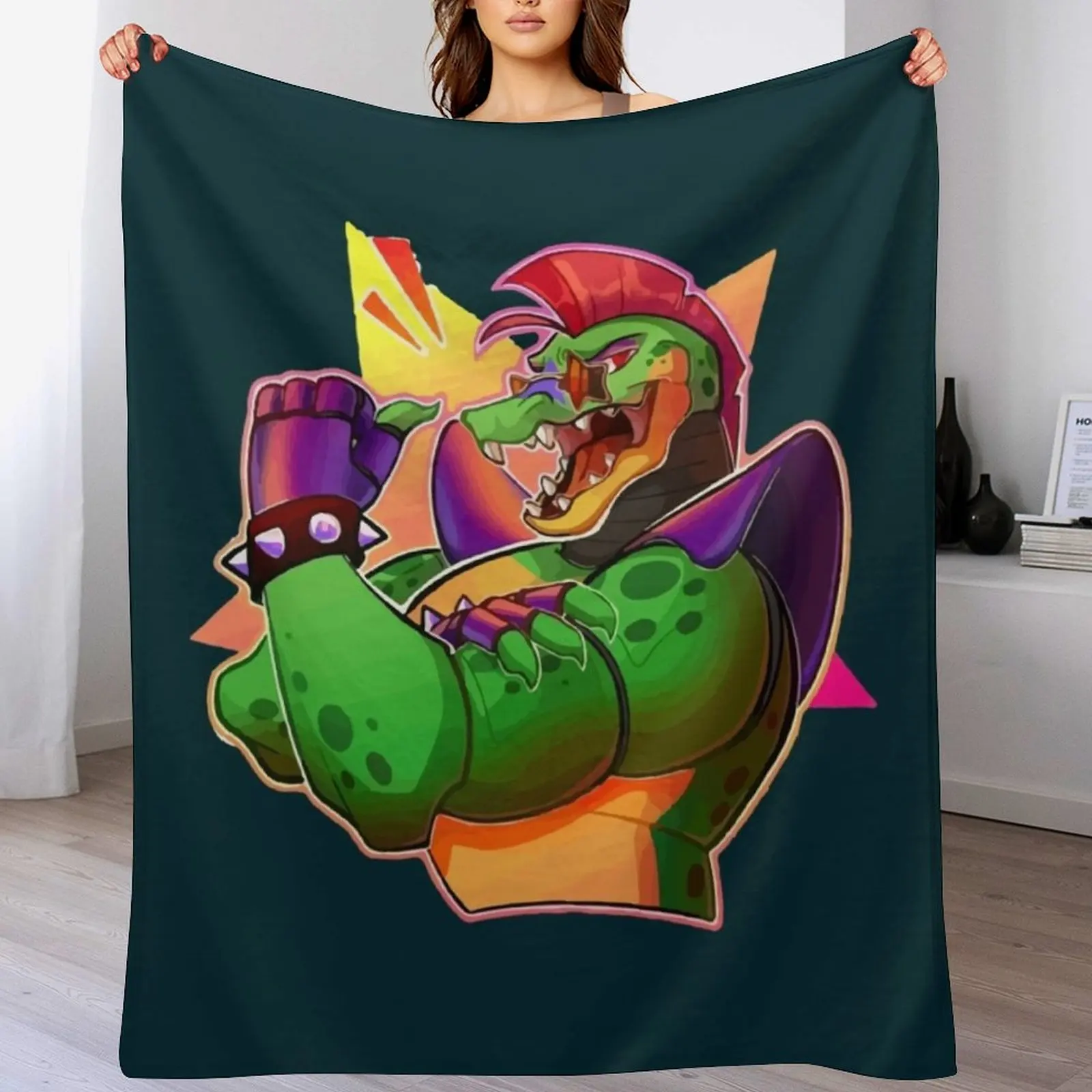 Monty Promo Gregory fnaf Freddy montgomery gator Throw Blanket Moving Hairys Blankets