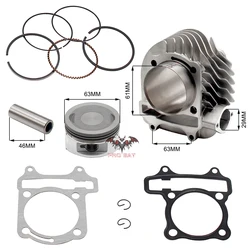 61mm Cylinder Kit 150cc Big Bore Engine Gaskets for GY6 200cc 180cc 150cc Scooter ATV