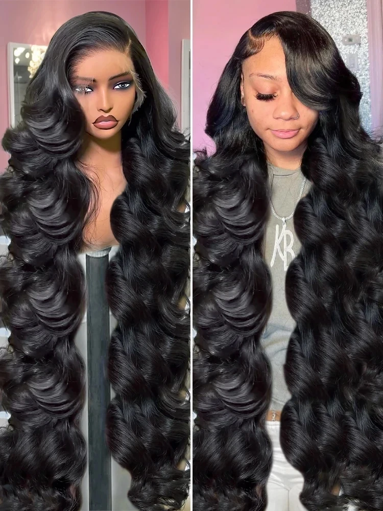 Glueless Preplucked Wigs Body Wave Wave Frontal Wig 13X4 13x6 HD Transparent Lace Front Human Hair Wig