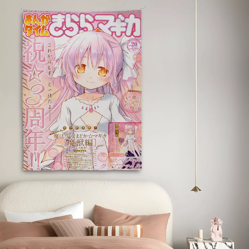 Japanese Anime M-MagicS G-GirlS Tapestry Perfect For Home&Living Bedroom Decor Wall Art Backdrop Banner