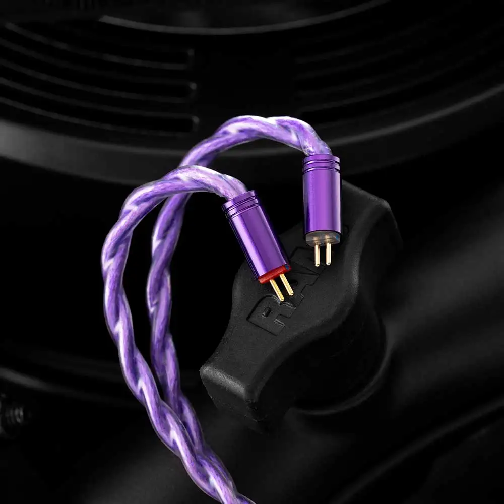 Ulepszony kabel do słuchawek WHISKY QoA 5N OCC stop miedzi posrebrzany 0.78mm/2Pin złącze MMCX 3.5mm + 4.4mm wtyczka Kinera
