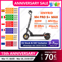 M4 PRO S+ MAX EScooters 800W Motor 48V20Ah Battery Automatic Cruise Control System Electric Scooter Aldult 10inch Tire E-Scooter