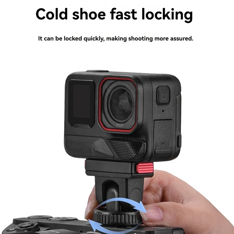 A41Z-Magnetic Adapter Mount For Insta360 Ace Pro 2 Foldable Quick Release Mount Base For Insta 360 Tripod Adapter Mount