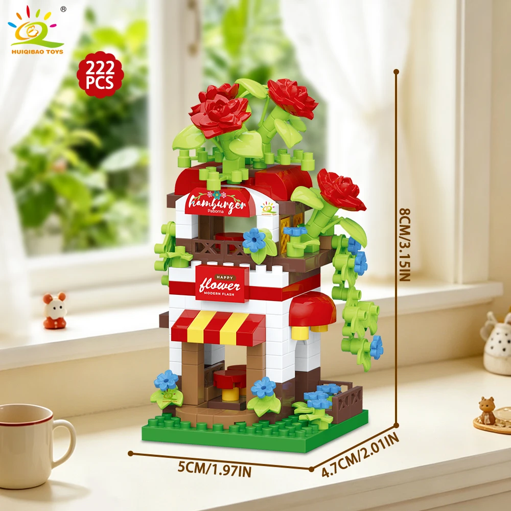 HUIQIBAO Cute MOC Flower store - Kids Toys Stores 评论和价格