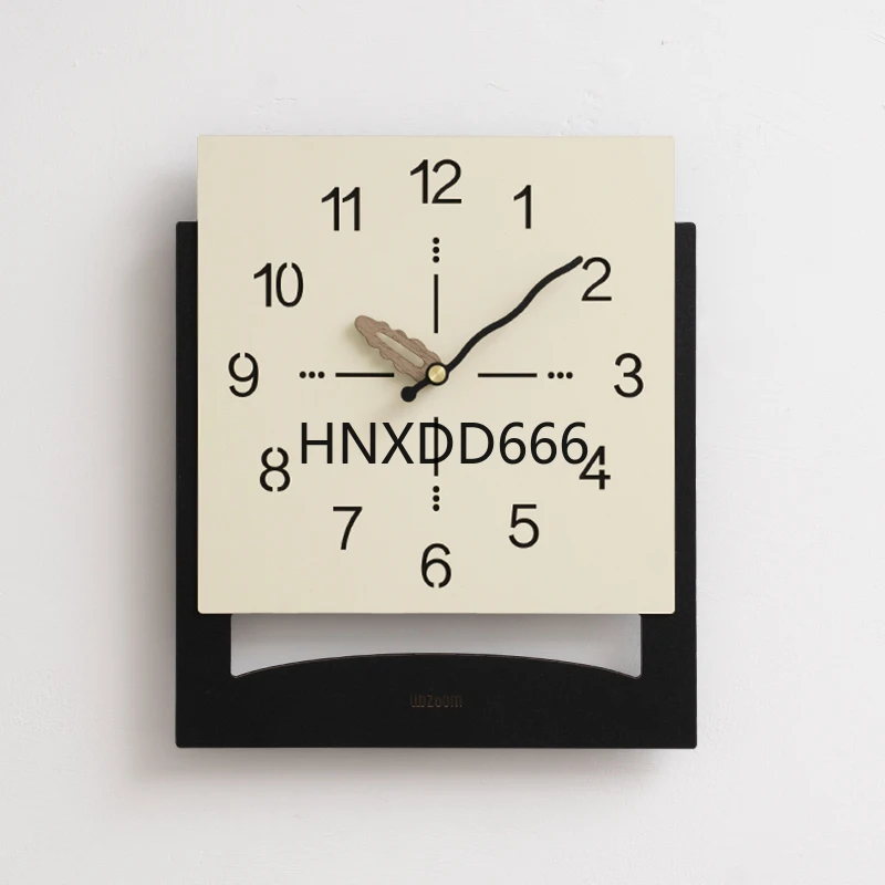 

Elegant European Premium Clock Pendulum Living Room Aesthetic Luxury Wall Clock Digital Art House Reloj De Pared Wall Decor