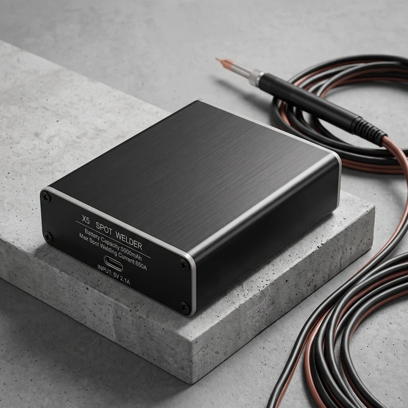 DT16 Portable Handheld Mini Spot for Welder for 18650 Battery, 5 Gears Adjustable, 5000mAh Power Bank, DIY Spot Welding Machine