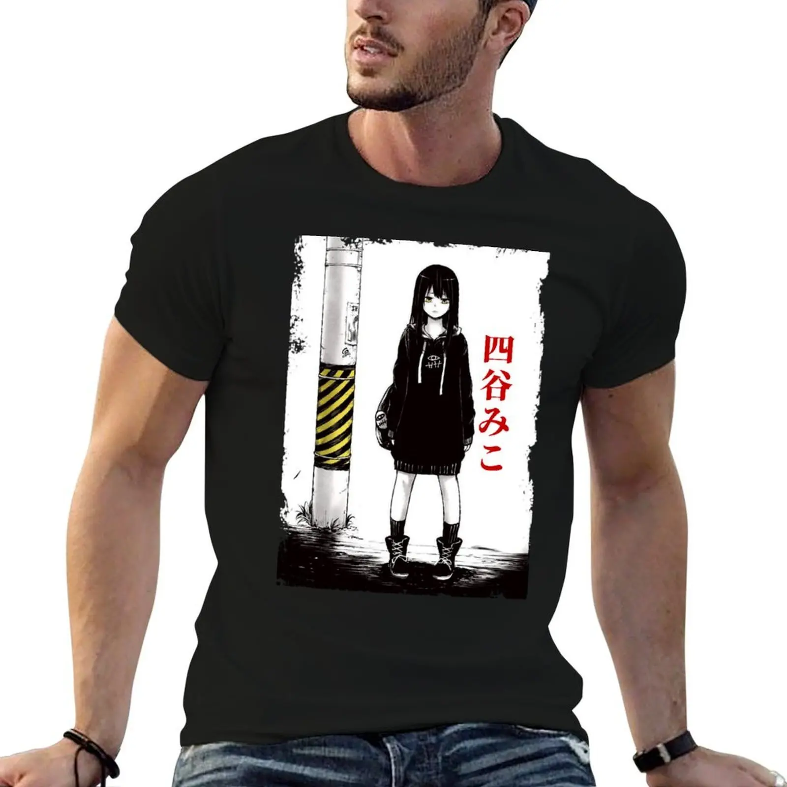 

Miko Yotsuya Mieruko Chan T-Shirt t shirt man luxury anime tshirt man t shirt cotton T-Shirt