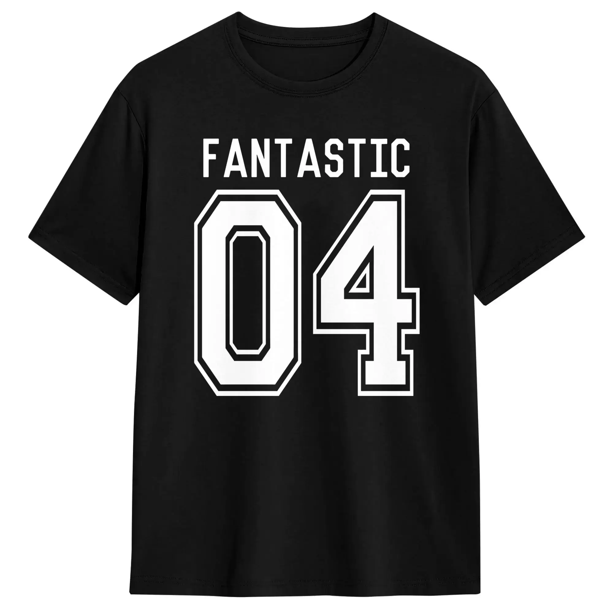 Fantastics Fours 04 Logo T Shirt  Pure Cotton Clothing Casual Short Sleeve Round Neck Tee Shirt Graphic Printed T-Shirt