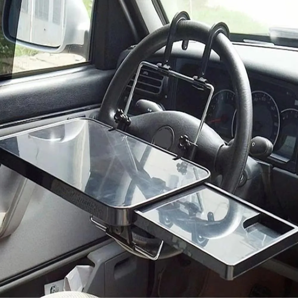 

Portable Foldable Car Laptop Stand Foldable Car Seat/Steering Wheel Laptop/Notbook Tray Table Food/drink Holder Stand