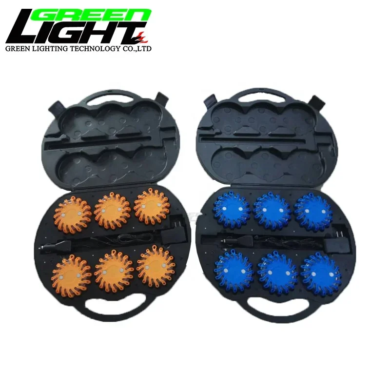 

Flashing Led Warning Light Cases Emergency Led Road Flares Box Super Bright Emergency Led Strobe Warning Light