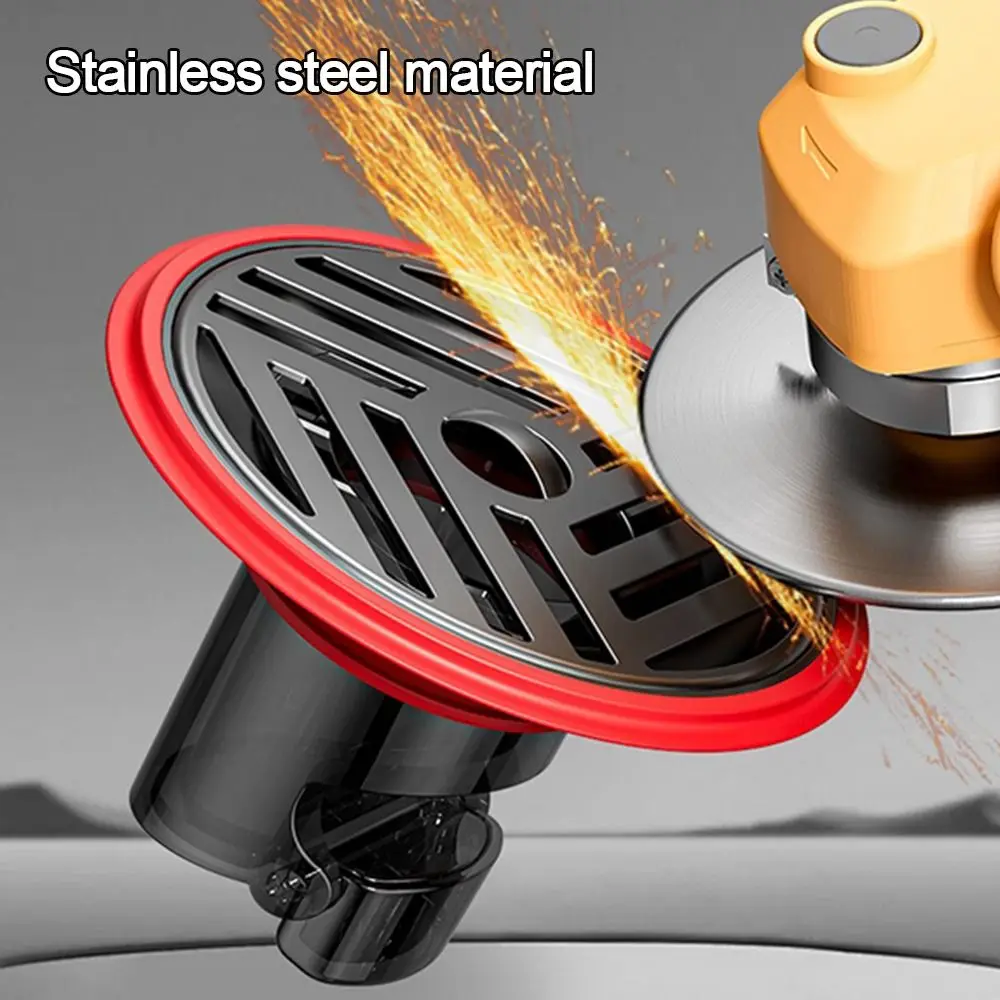 Stainless Steel Shower Floor Drain Backflow Preventer Anti-odor Sink Strainer Self-Closing Insectproof Drain Filter Plug