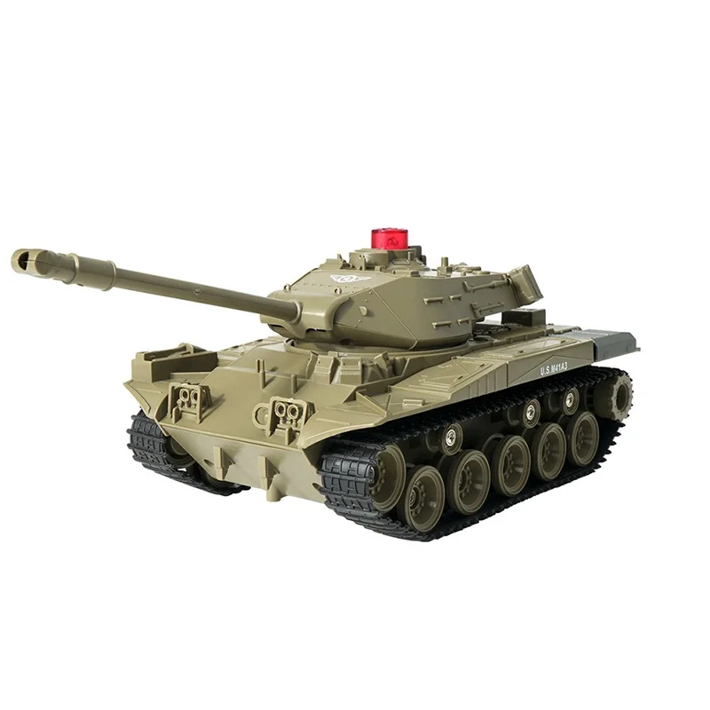 

2.4G Remote Control Tank Toy Simulated Tank Engine Artillery Rotate 270 Degrees Programmable Crawler Tank