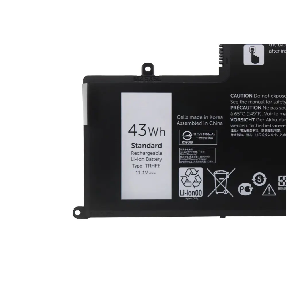 

For Dell Inspiron 14 5445/5447/5448/5457 15 5545/5547/5548 Latitude 14-3450 15-3550 11.1V 43Wh TRHFF Laptop Battery