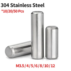 M3.5/M4/M5/M6/M8/M10/M12 304 Stainless Steel Solid Positioning Cold Heading Process Chamfer 5-100mm Cylinder Parallel Pin