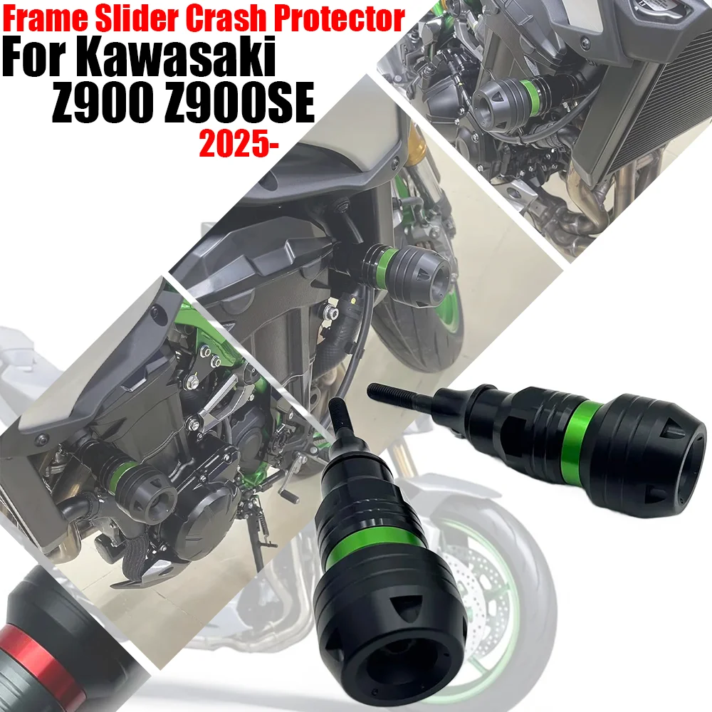 

Motorcycle Frame Slider Crash Protector for Kawasaki Z900 Z900SE 2025- Falling Protection Model Specific Accessory