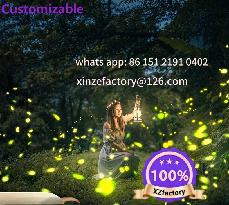 Customizable Dynamic Simulation Firefly Garden Light Ambient Light Park Lawn Light Outdoor