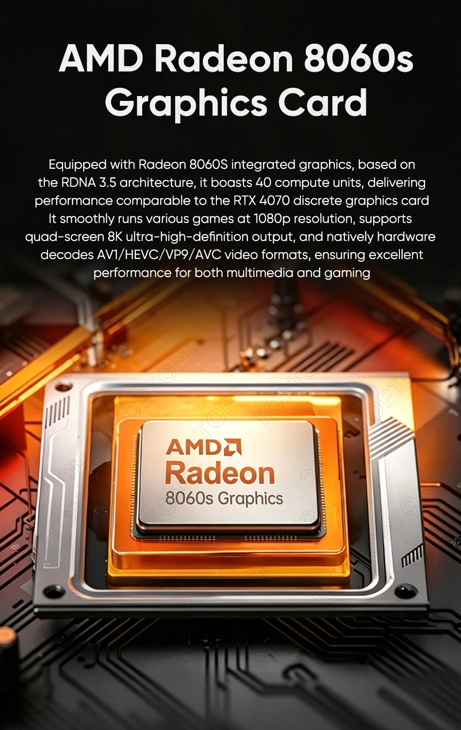 Topton AI Mini PC Gaming 128GB LPDDR5 AMD Ryzen AI Max+395 Radeon 8060S 4*M.2 NVMe Firewall NAS Computer Dual NIC 10G 2.5G WIFI7