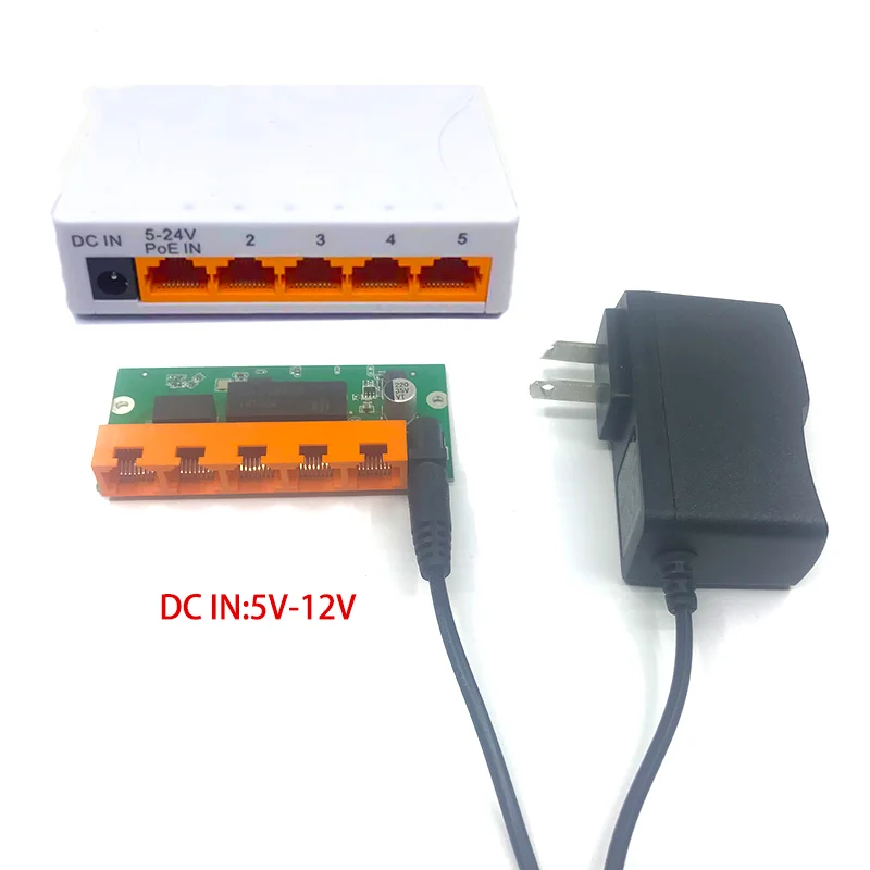 OEM New model 5 Port ethernet switch  Desktop RJ45 Ethernet Switch 10/100mbps Lan Gigabit  switch rj45  tp-link