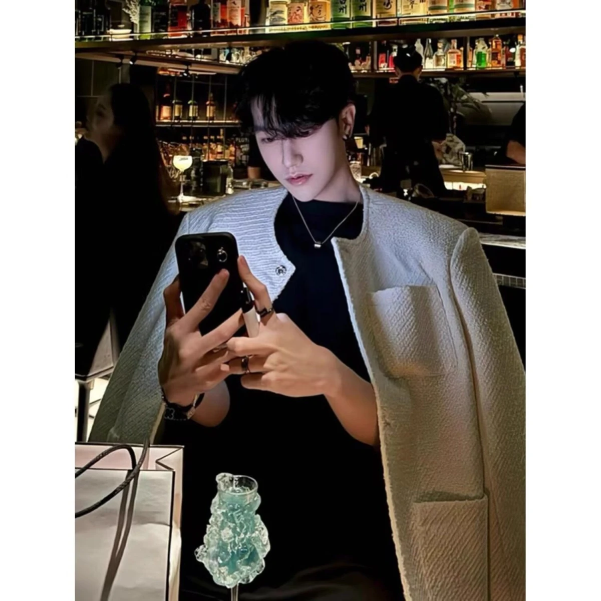 

Повседневная мужская куртка Sli, свободная посадка, уличный тренд, Harajuku, корейская весенне-осенняя верхняя одежда, материал полиэстера