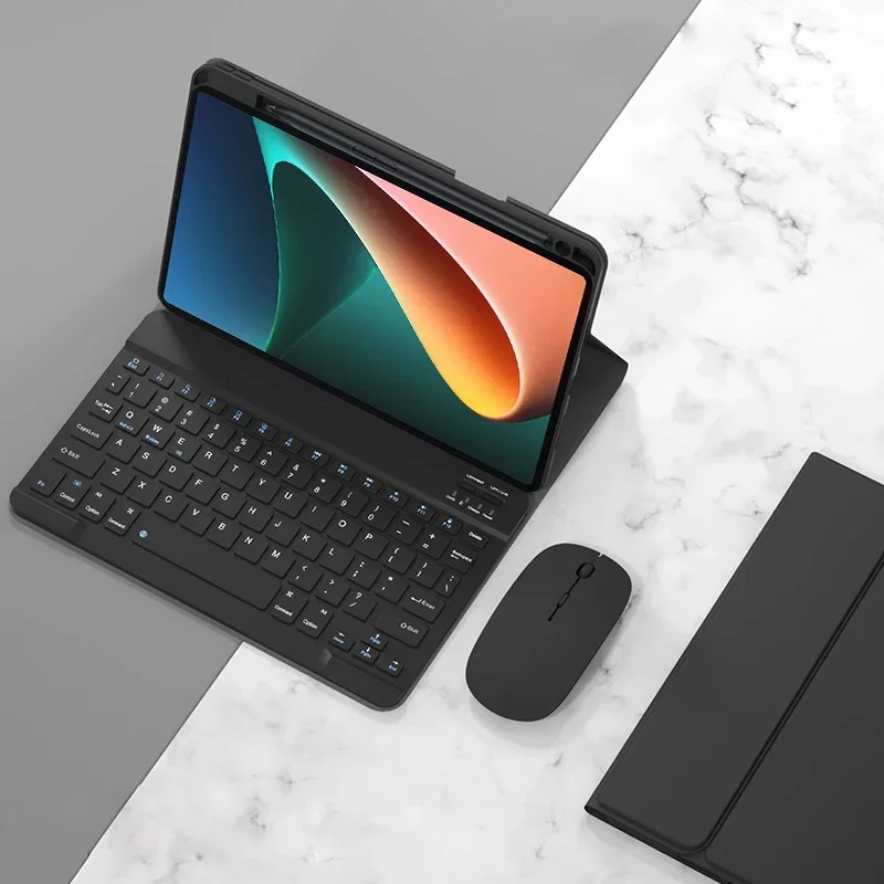 Case with Keyboard for Xiaomi Pad 7 Keyboard Case 11.2 inch Stand Cover with Pencil Holder for Xiaomi Pad 7 Pro Case 2024 Funda