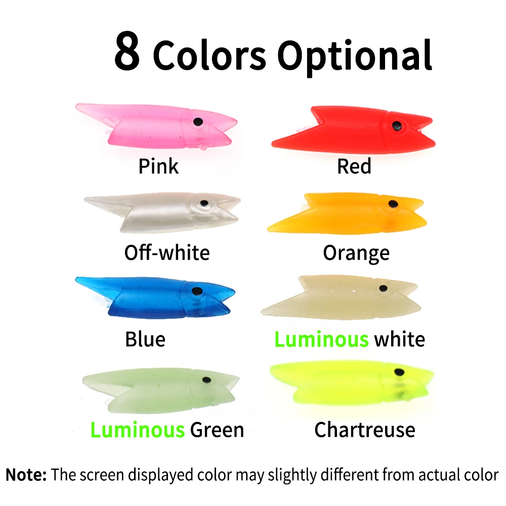 Elllv Cabezas de Pez Luminosas – Señuelo Sabiki para Pesca - imagen 2