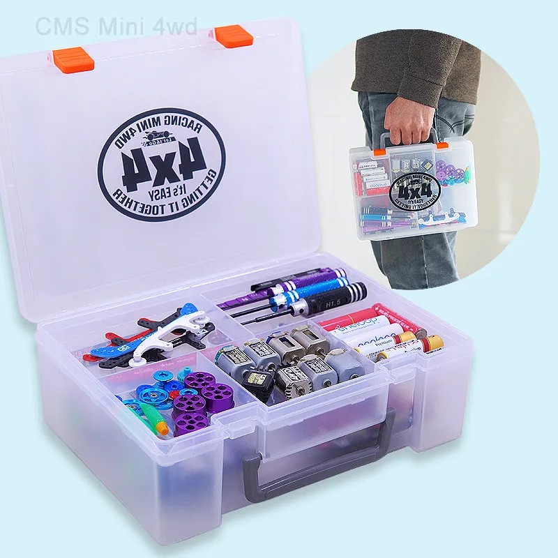 TAMIYA Toolbox Storage Box Portable Storage Box Four Wheel Drive Car Accessories Convenient Carry 3D Printer Parts