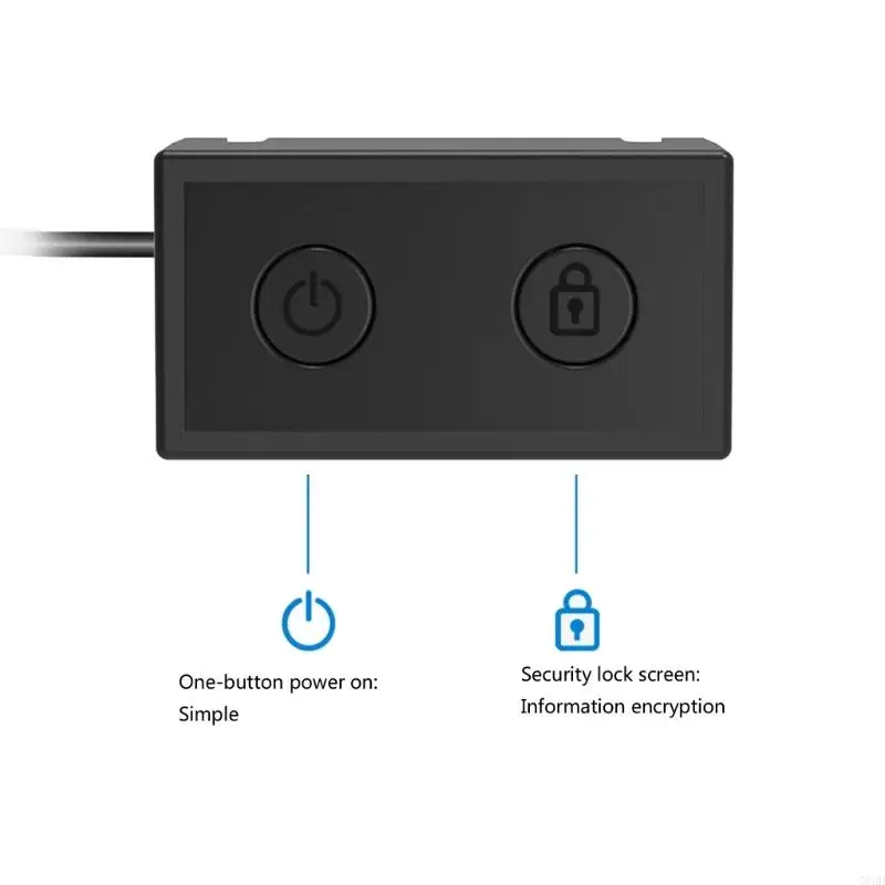 G6DD External Power Button for PC External PC Power Button Desktop Computer Case