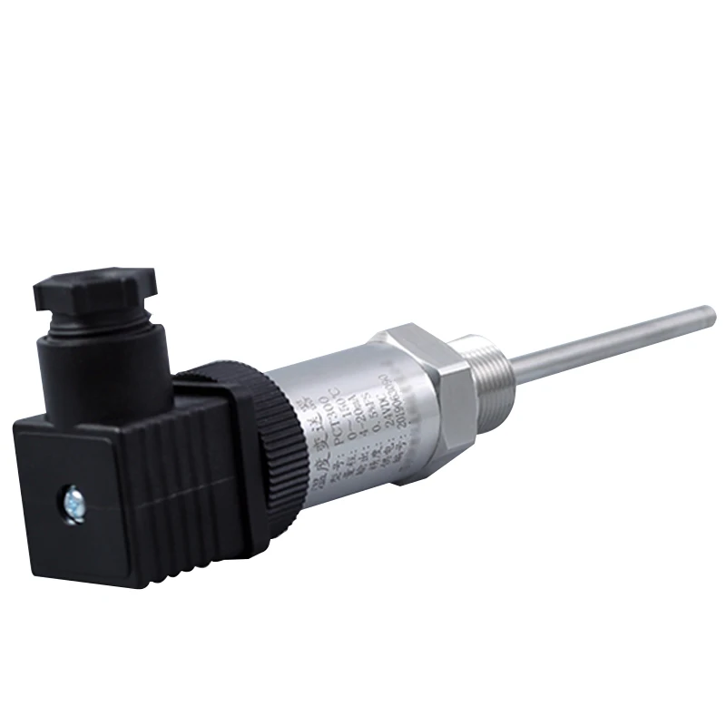 PT100 Temperature Sensor 0-300℃ 304SS Probe with M20*1.5 4-20mA 0-10V 0-5V Temperature Signal Transmitter