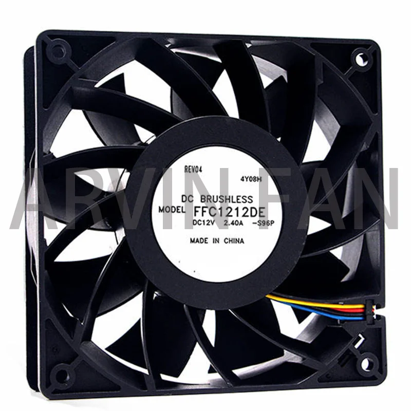 

Original FFC1212DE 12cm 12038 120mm 2.4A Ball Bearing Fan Violence Powerful Case Fan