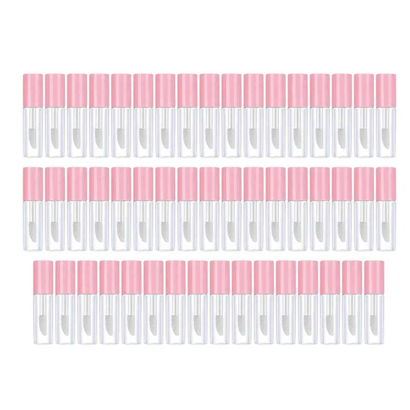 

50/100/200pcs 1.2ML Empty Lip Gloss Tube Plastic Refillable Bottles Liquid Lipstick Container lipgloss Sample Bottle